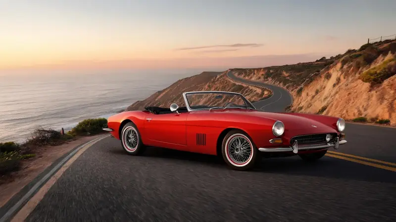 FLUX.3 Klein: Car moved to a coastal cliff road