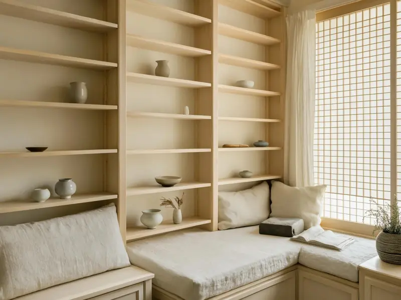 FLUX.3 Klein: Room restyled as a Japanese interior