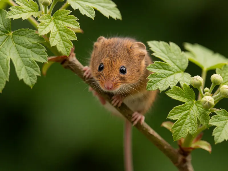 Krea 2 Turbo: Harvest mouse macro